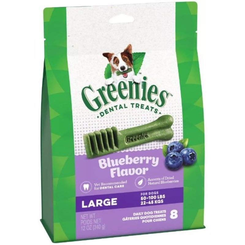 Greenies Large Dental Dog Treats Blueberry Greenies Large Dental Dog Treats Blueberry